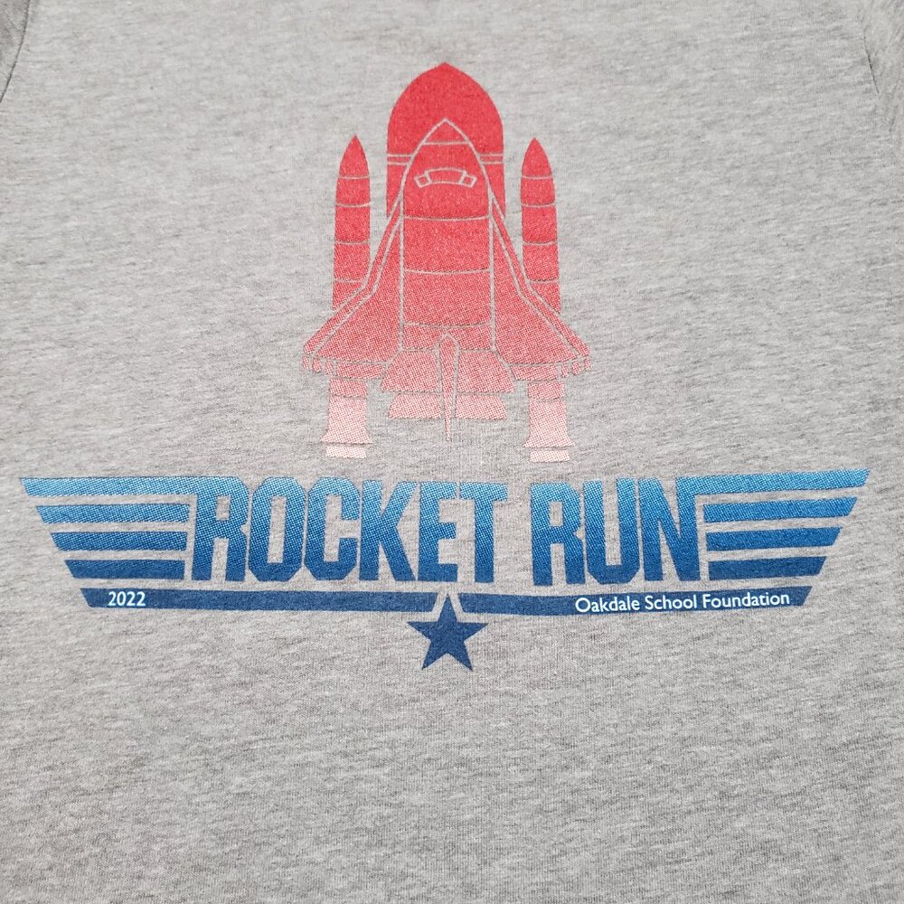 Rocket Run 2022 – Oakdale School Foundation T‑Shirt – Size Small - Picture 4 of 16